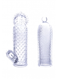 Набор из 2 прозрачных насадок на член Seductive Tickler Sleeves - NMC - в Волгограде купить с доставкой