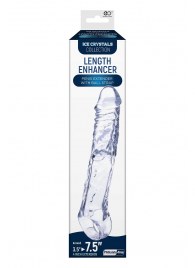 Прозрачная насадка-удлинитель Length Enhancer с подхватом - 22,3 см. - NMC - в Волгограде купить с доставкой