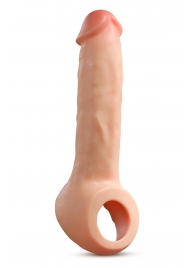 Телесная насадка-удлинитель Thrive 8.75 Inch Realistic Penis Extender Sleeve - 22,2 см. - Blush Novelties - в Волгограде купить с доставкой