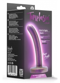 Фиолетовая насадка с гладкой поверхностью Surrender 4.75 Inch Beginner Pegging Dildo - 12 см. - Blush Novelties - купить с доставкой в Волгограде