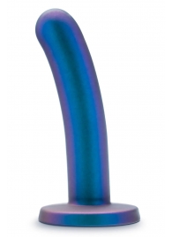 Синяя насадка с гладкой поверхностью Surrender 5.75 Inch Intermediate Pegging Dildo - 14,6 см. - Blush Novelties - купить с доставкой в Волгограде
