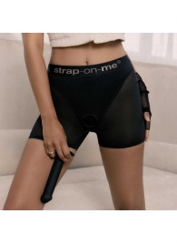 Трусики-шорты для фиксации насадок Strap-on-me Harness Lingerie Halo - size XS - Strap-on-me - купить с доставкой в Волгограде