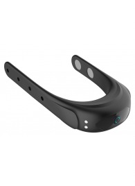 Черное эрекционное виброкольцо на ремешках - Boys of Toys - в Волгограде купить с доставкой