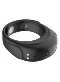 Черное эрекционное виброкольцо на ремешках - Boys of Toys - в Волгограде купить с доставкой