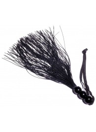 Черная силиконовая плетка - 25,4 см. - Boys of Toys - купить с доставкой в Волгограде