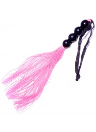 Розовая силиконовая плеть - 35,5 см. - Boys of Toys - купить с доставкой в Волгограде
