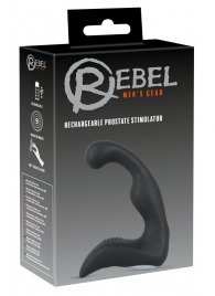 Черный перезаряжаемый стимулятор простаты с вибрацией - 14,6 см. - Orion - в Волгограде купить с доставкой