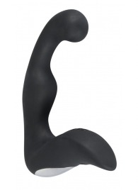 Черный перезаряжаемый стимулятор простаты с вибрацией - 14,6 см. - Orion - в Волгограде купить с доставкой