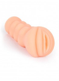 Телесный мастурбатор-вагина с эрекционными кольцами в комплекте - Sexy Girl - в Волгограде купить с доставкой