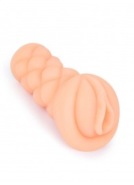 Телесный мастурбатор-вагина с вибропулей и эрекционными кольцами в комплекте - Sexy Girl - в Волгограде купить с доставкой