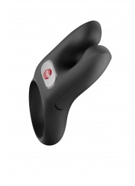 Черное эрекционное виброкольцо Nos - Fun Factory - в Волгограде купить с доставкой