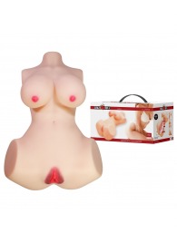 Мастурбатор-торс Aveline с 2 любовными тоннелями - Baile - в Волгограде купить с доставкой