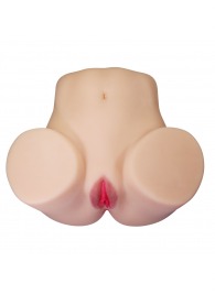 Телесный мастурбатор Julia с 2 любовными каналами - Baile - в Волгограде купить с доставкой