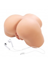 Телесный мастурбатор Olivia с 2 любовными отверстиями - Baile - в Волгограде купить с доставкой