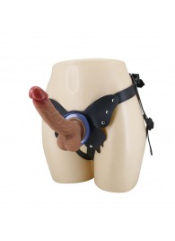 Поясной страпон Wells: трусики в форме бабочки и фаллоимитатор-насадка - Baile - купить с доставкой в Волгограде