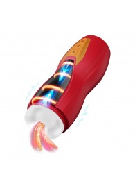 Интерактивный мастурбатор Solara с нагревом, вибрацией и поступательными движениями - Shots Media BV - в Волгограде купить с доставкой