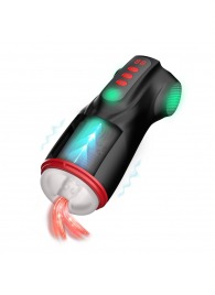 Интерактивный мастурбатор Raven с вакуумом, вибрацией и подсветкой - Shots Media BV - в Волгограде купить с доставкой