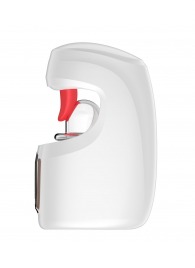 Белый мастурбатор с язычком и возвратно-поступательными движениями - Secwell - в Волгограде купить с доставкой