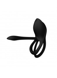 Черное эрекционное виброкольцо Bayek с пультом ДУ - Zalo - в Волгограде купить с доставкой