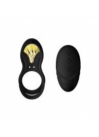 Черное эрекционное виброкольцо Bayek с пультом ДУ - Zalo - в Волгограде купить с доставкой