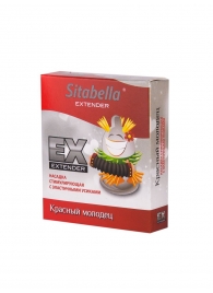 Стимулирующая насадка Sitabella Extender  Красный молодец - Sitabella - купить с доставкой в Волгограде