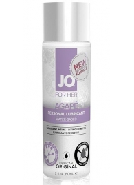 Лубрикант на водной основе для женщин JO AGAPE LUBRICANT ORIGINAL - 60 мл. - System JO - купить с доставкой в Волгограде