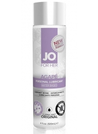 Женский лубрикант на водной основе JO AGAPE LUBRICANT ORIGINAL - 120 мл. - System JO - купить с доставкой в Волгограде
