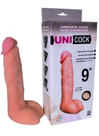 Фаллическая насадка Харнесс UNICOCK 9  - 24 см. - LOVETOY (А-Полимер) - купить с доставкой в Волгограде