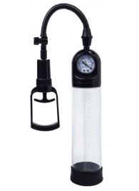 Чёрная вакуумная помпа A-toys с манометром и прозрачной колбой - A-toys - в Волгограде купить с доставкой
