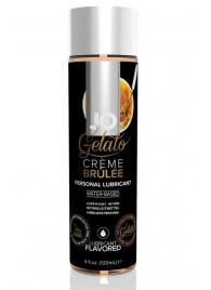 Лубрикант с ароматом крем-брюле JO GELATO CREME BRULEE - 120 мл. - System JO - купить с доставкой в Волгограде