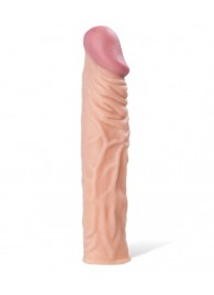 Насадка с ярко выраженной головкой и рельефным стволом - 19 см. - A-toys - в Волгограде купить с доставкой