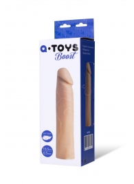 Реалистичная насадка с ярко выраженной головкой - 16,5 см. - A-toys - в Волгограде купить с доставкой