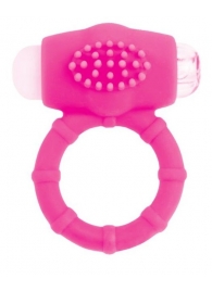 Розовое эрекционное виброкольцо A-toys - A-toys - в Волгограде купить с доставкой