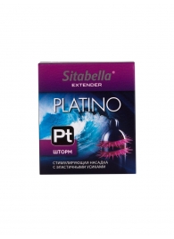 Стимулирующая насадка со спиралью из усиков Platino  Шторм - Sitabella - купить с доставкой в Волгограде