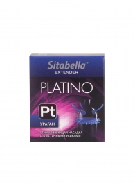 Стимулирующая насадка с усиками и шипиками Platino  Ураган - Sitabella - купить с доставкой в Волгограде
