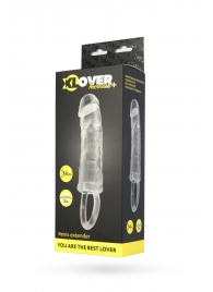 Прозрачная насадка с петлёй для фиксации - 14 см. - ToyFa - в Волгограде купить с доставкой