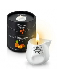 Массажная свеча с ароматом манго и ананаса Bougie de Massage Ananas Mangue - 80 мл. - Plaisir Secret - купить с доставкой в Волгограде