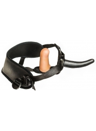 Женский страпон с вагинальной пробкой Woman Strap - 12 см. - LOVETOY (А-Полимер) - купить с доставкой в Волгограде