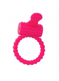 Розовое силиконовое виброкольцо A-toys - A-toys - в Волгограде купить с доставкой