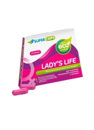 Возбуждающие капсулы Ladys Life - 14 капсул (0,35 гр.) - SuperCaps - купить с доставкой в Волгограде