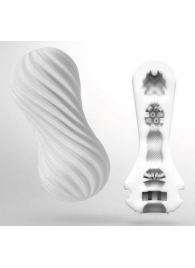 Мастурбатор FLEX Silky White с мягким рельефом - Tenga - в Волгограде купить с доставкой