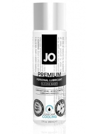 Охлаждающий лубрикант на силиконовой основе JO Personal Premium Lubricant Cooling - 60 мл. - System JO - купить с доставкой в Волгограде