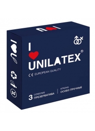 Ультрапрочные презервативы Unilatex Extra Strong - 3 шт. - Unilatex - купить с доставкой в Волгограде