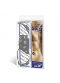 Утяжка на пенис и мошонку Cock Ring With 1.5  Ball Stretcher And Optional Weight Ring - BlueLine - купить с доставкой в Волгограде