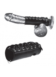 Сбруя на член на шнуровке 5  Cock Sheath - BlueLine - купить с доставкой в Волгограде