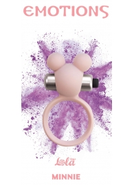 Розовое эрекционное виброколечко Emotions Minnie Light pink - Lola Games - в Волгограде купить с доставкой