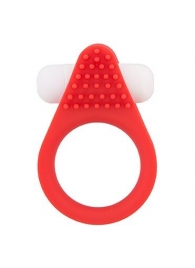 Красное эрекционное кольцо LIT-UP SILICONE STIMU RING 1 RED - Dream Toys - в Волгограде купить с доставкой