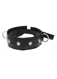 Полиуретановый ошейник с пуклями и D-кольцами Collar with Studs - Blush Novelties - купить с доставкой в Волгограде