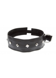 Полиуретановый ошейник с пуклями Collar with Studs - Blush Novelties - купить с доставкой в Волгограде