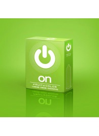 Цветные ароматизированные презервативы ON) Fruit   Color - 3 шт. - ON) - купить с доставкой в Волгограде